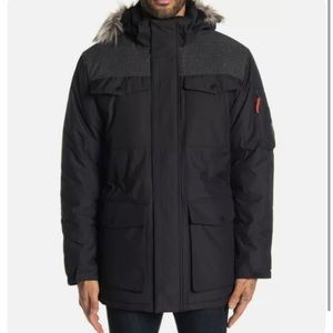 Men’s Free Country Faux Fur hooded Parka NWT